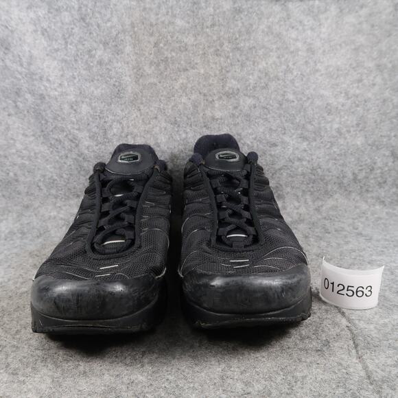 Nike Shoes Big Kids 7Y Air Max Plus Sneakers Athletic Trainer Black Breathable - Picture 2 of 13